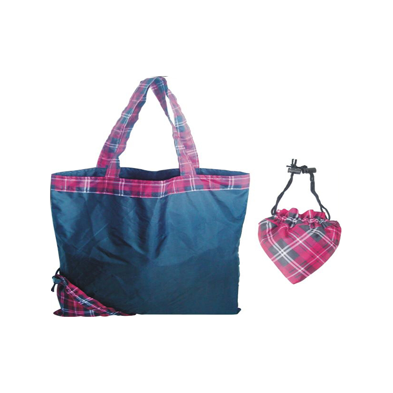 JS-SP001-Borsa per la spesa pieghevole in poliestere